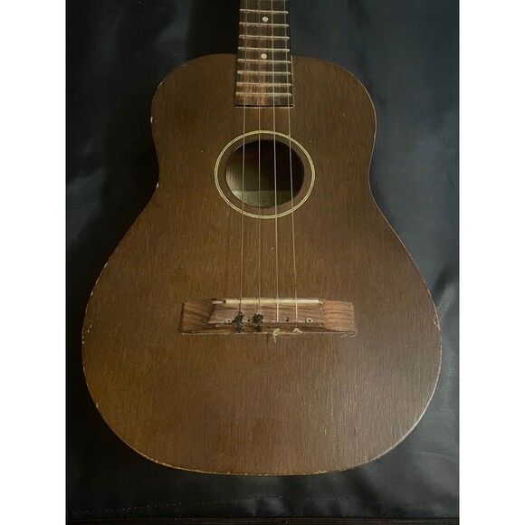 Vintage 1950s Weiss Del Canto Baritone Ukulele Model‎ B.U. 150 Mahogany - Picture 2 of 12